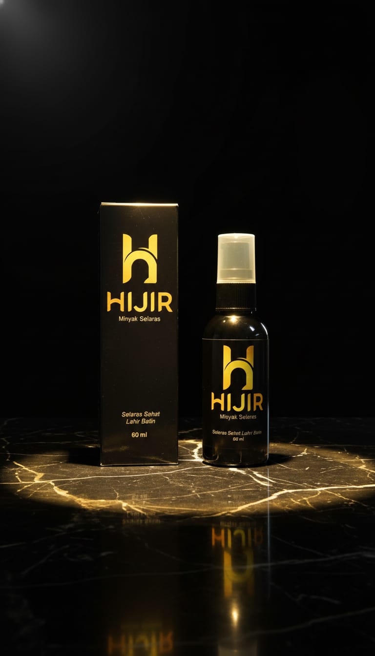 HIJIR Minyak Selaras — botol produk 60ml
